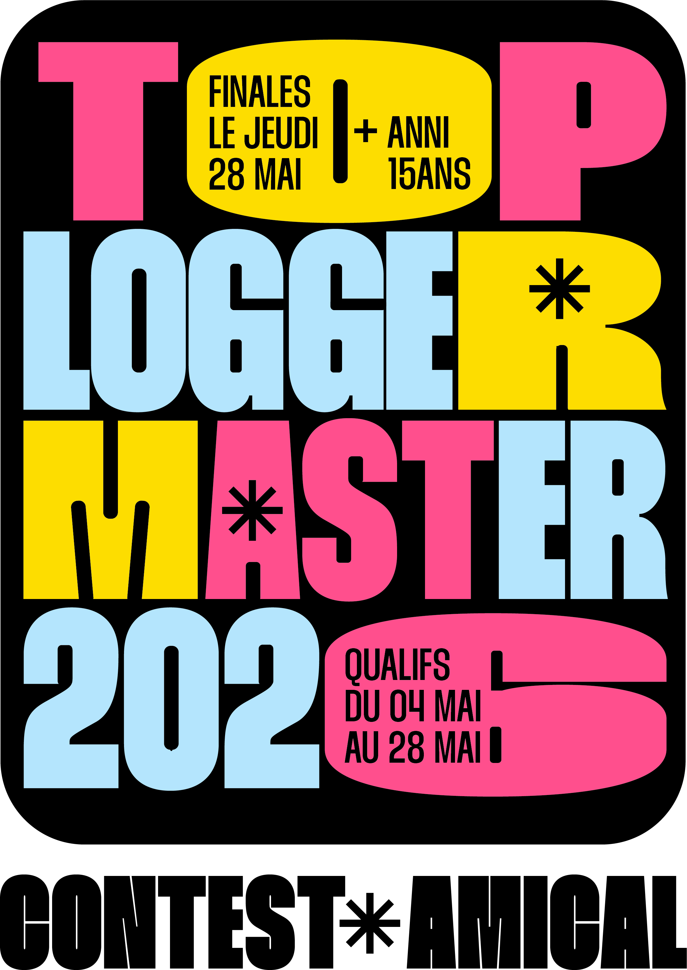Affiche TOPLOGGER MASTER 2026 — Contest amical